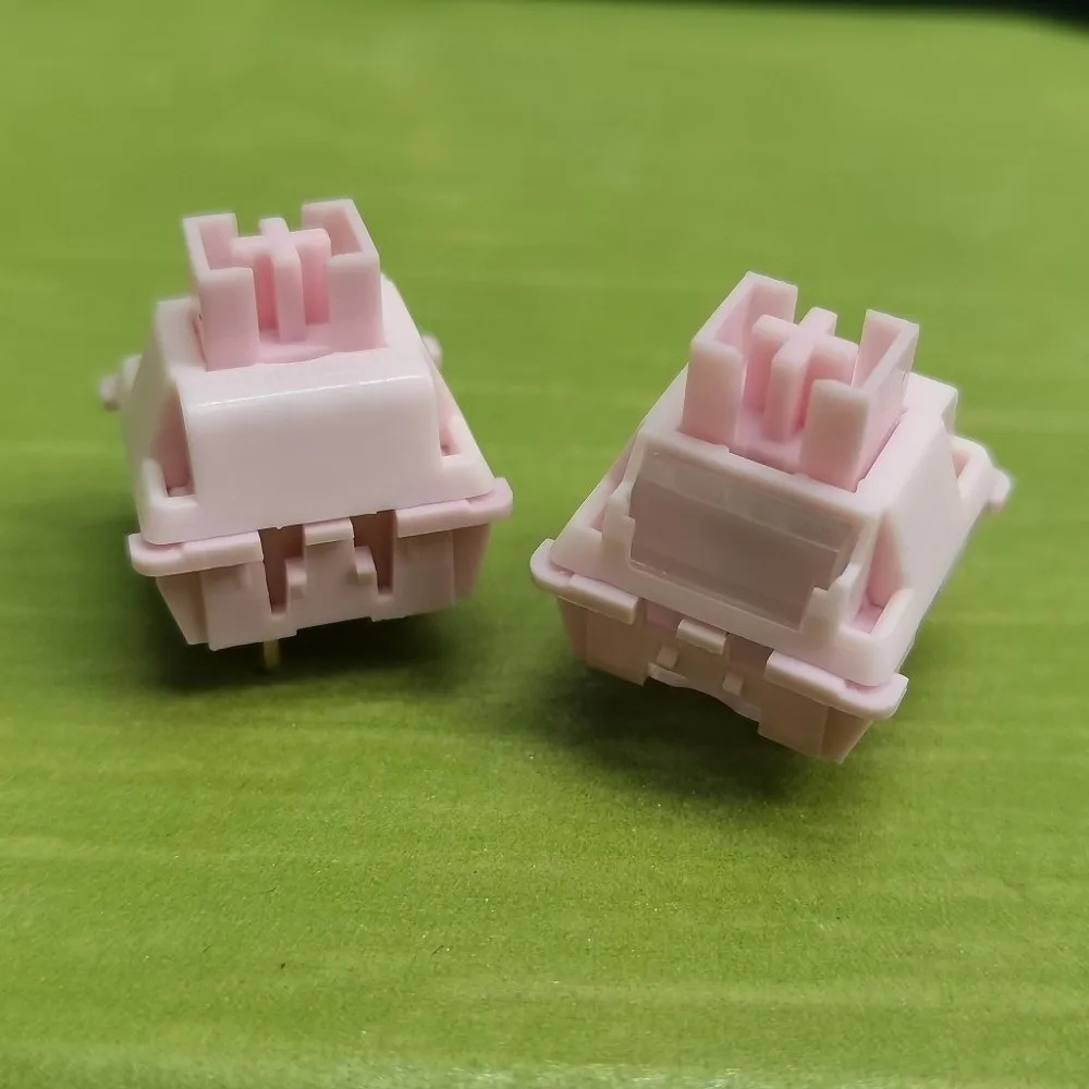 10PCS 5-Pin Linear Mechanical Keyboard Switch Light Guide Column POK Stem Custom Mechanical Switch Cross Stem