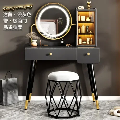 

Modern Nordic Vanity Table Drawer Bedroom Modern Vanity Table Storage Makeup Storage Beauty Replica Penteadeira Trendy Furniture