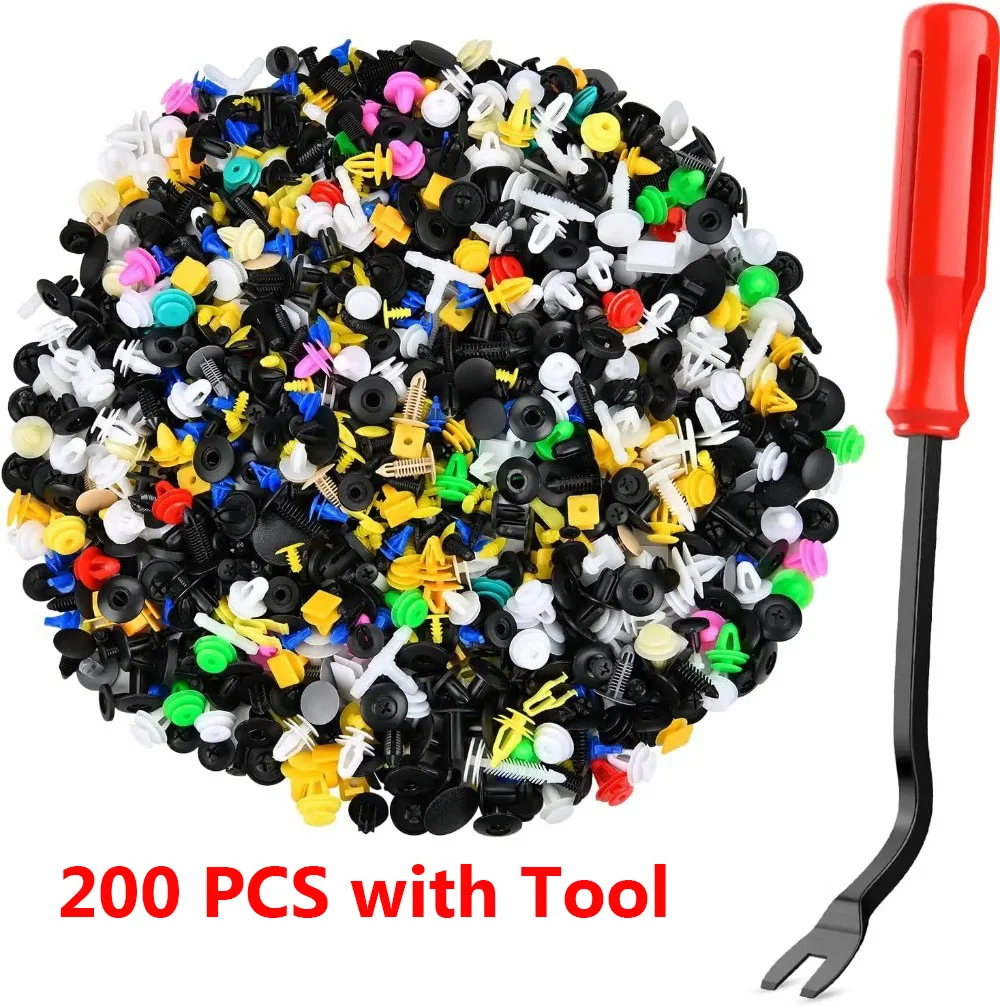 1000 Stuks Gemengde Auto Gesp Auto Bumper Deur Paneel Vaste Clip Universele Auto Clip Gemengde Auto Bumper Spatbord Tive Deur panel Prot
