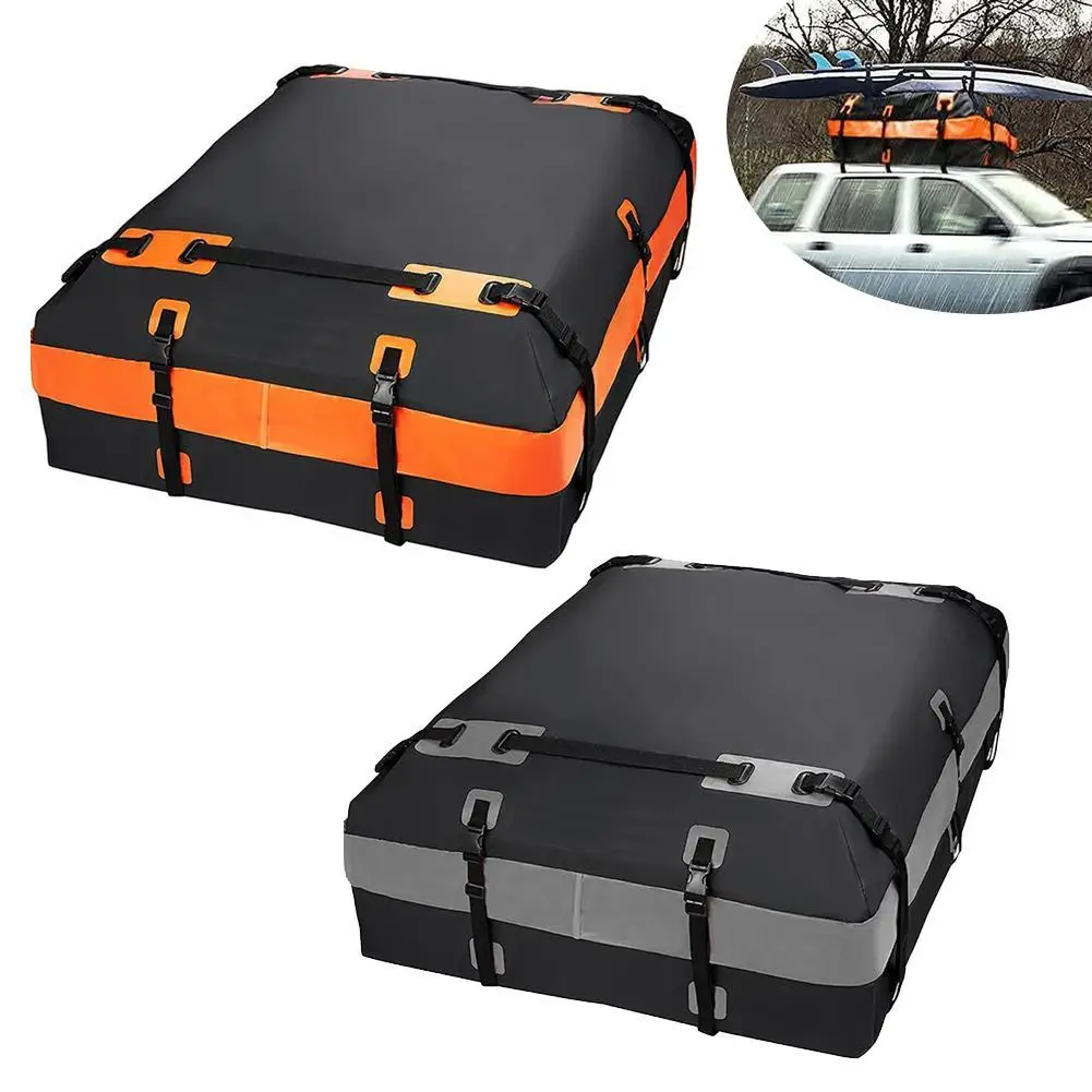 

Car Rooftop Cargo Carrier Bag Waterproof Carrier Non Slip Wear-resistant Bag Automotive Storage For SUV Sedan Travel