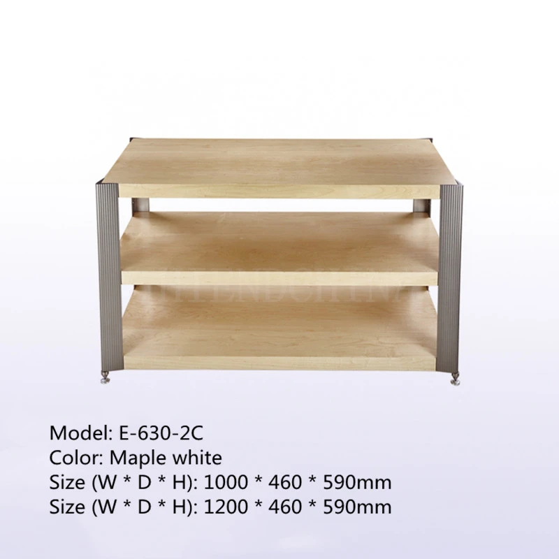 ET-04 Mesa de audio E-630-2A 1m/1,2 m Estante para amplificador de potencia de tres colores Soporte para equipo de sonido Altura de capa ajustable