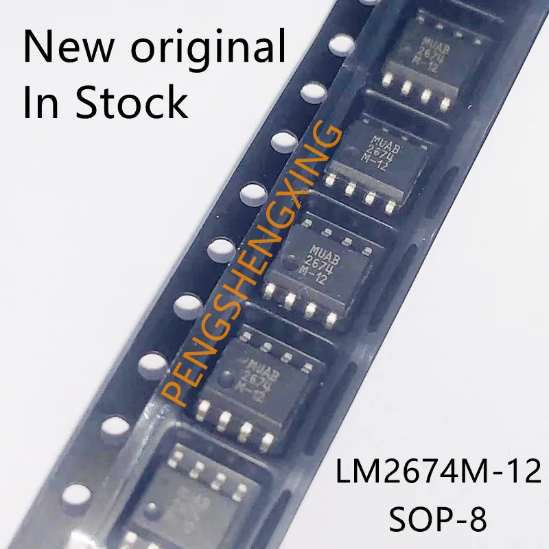 10PCS/LOT    LM2674M-12 LM2674MX-12 2674M-12  SOP-8 12V  New original spot hot sale