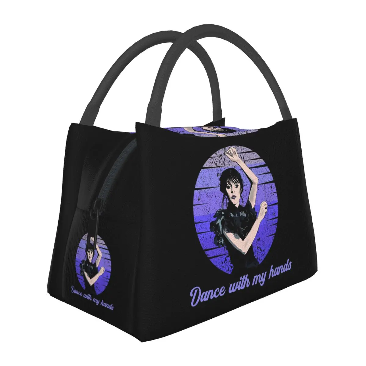 Wednesday Addams Dancing Dance Thermal Lunch Bags Insulated Bento Box  Lunch Tote Picnic Bags Thermal Bag for Woman Work