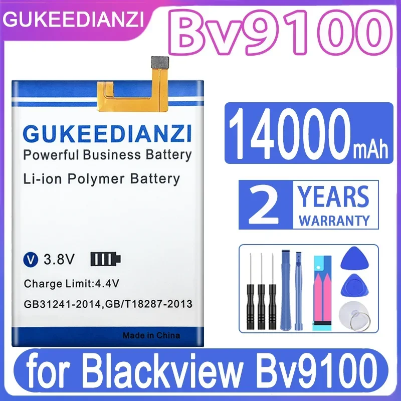 

GUKEEDIANZI Сменный аккумулятор Bv 9100 14000 мАч для Blackview Bv9100 + бесплатные инструменты