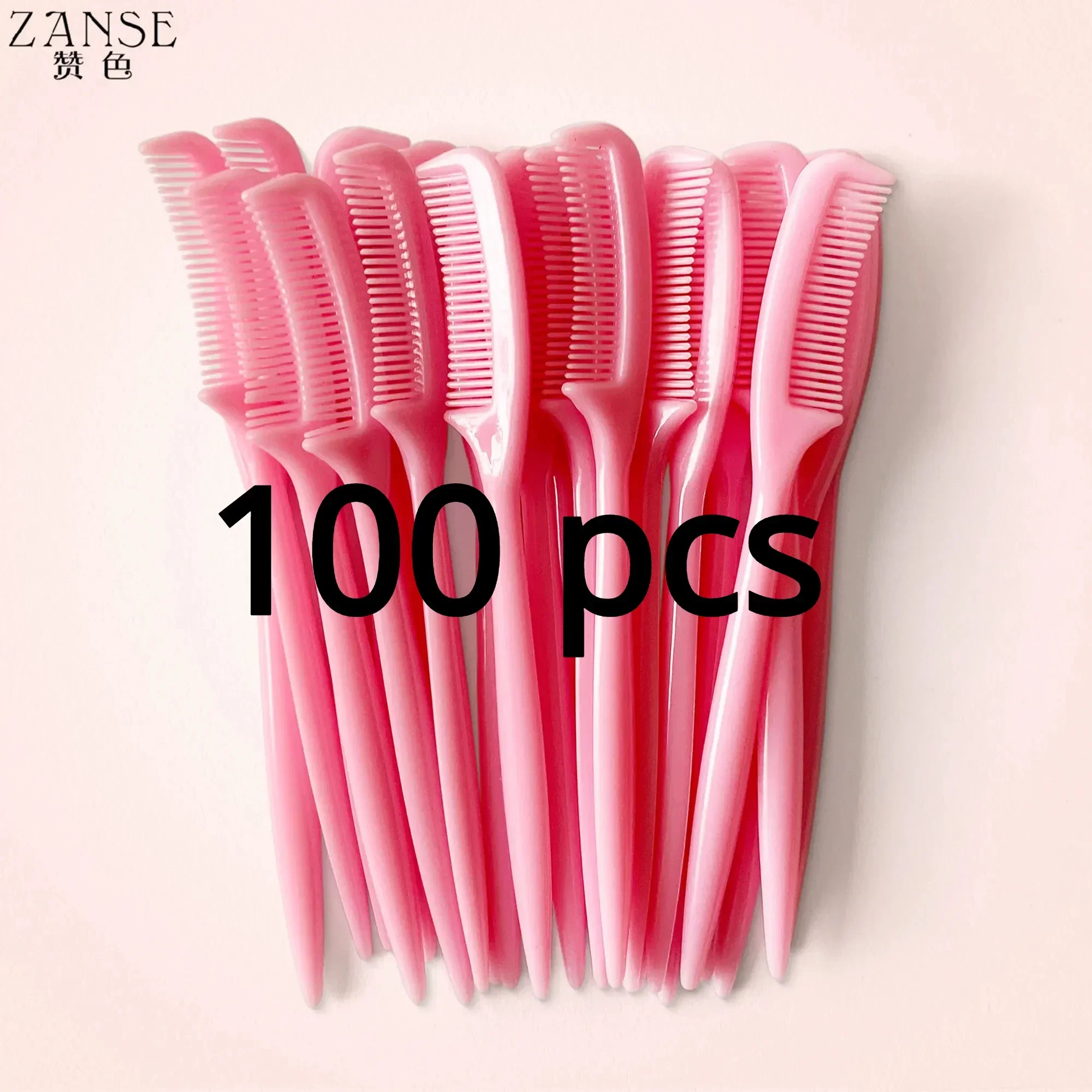 100pcsMicro Comb For Eyelash Extension Mini Eyebrow Combs Makeup Brushes Doll Mascara Wands Eye Lash Combing Wholesale