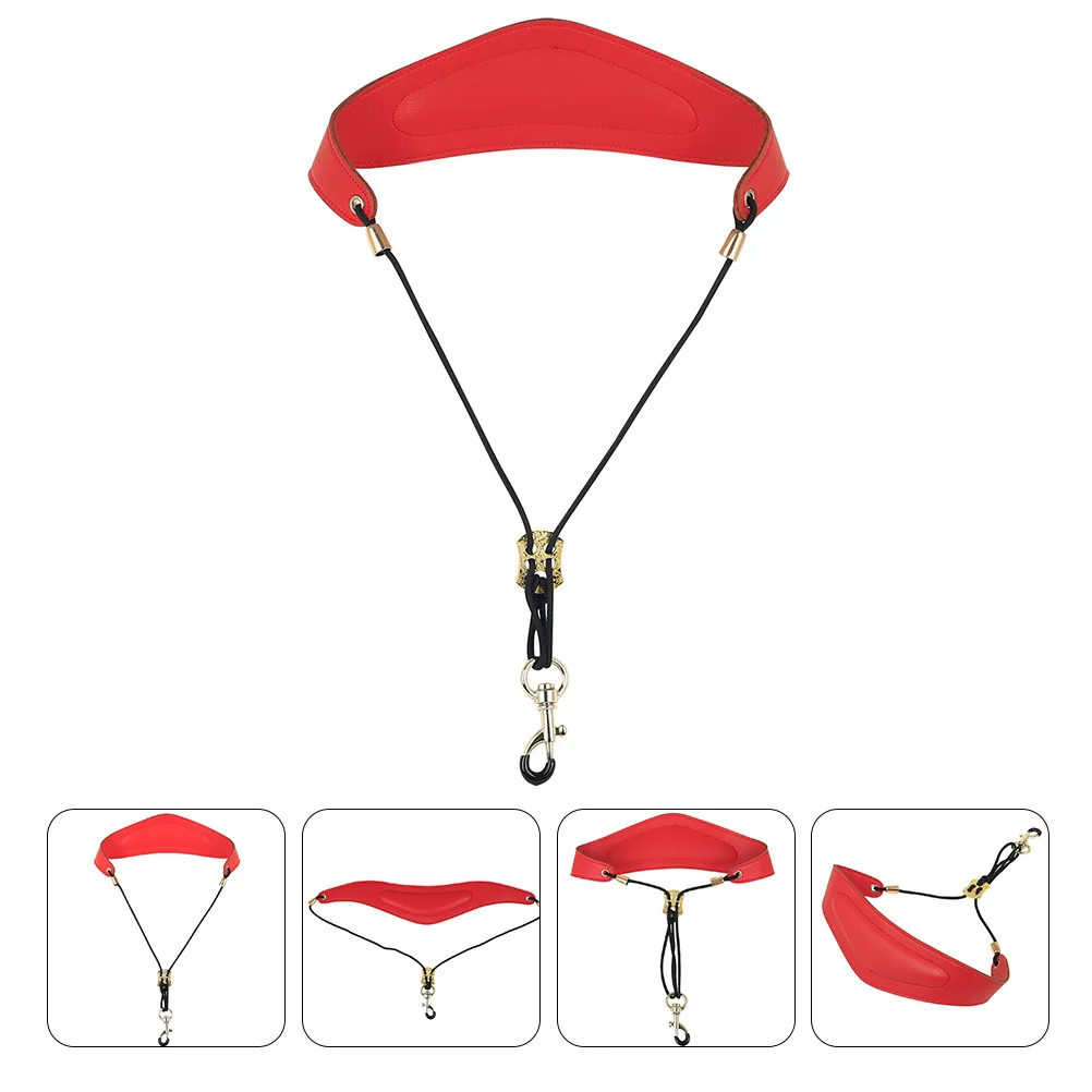 

Saxophone Belt Adjustable Sax Harness Strong Metal Hook Pressure Suitable Professional Beginner Players
