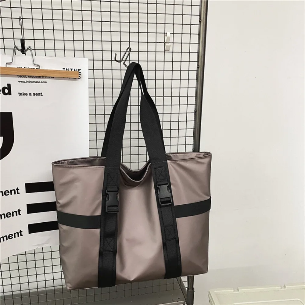 

Casual Waterproof Male Tote Bag Oxford Cloth Large Capacity Men Shoulder Bag Casual Simple Travel Luggage Bag Work