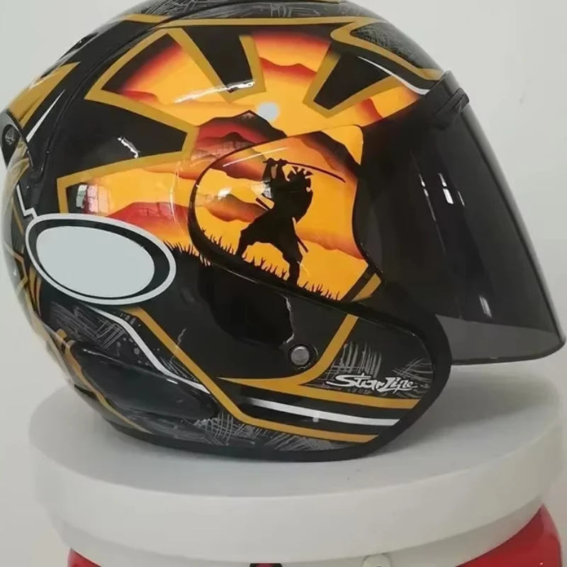 

Ram3 Pedrosa Samurai Half Helmet Men and Women Motorcycle Off-Road Summer Helmet Downhill Racing Mountain Cross Casco Capacete