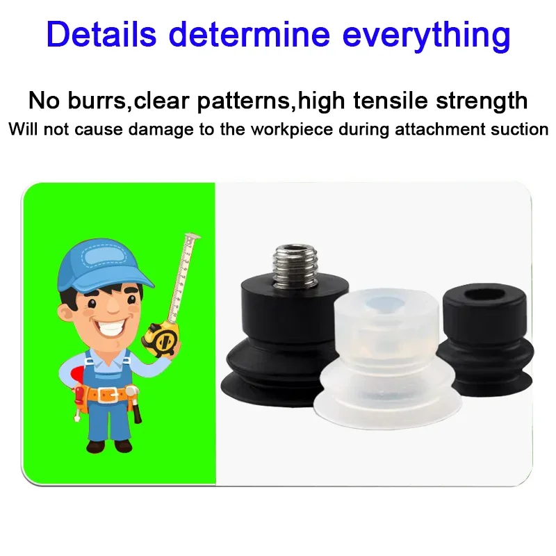 5pcs/pack ZP2 Series Bellow Vacuum Suction Cup NEW Type ZP2-B04/06/08/10/15/20MBS/N B06MB Gripper