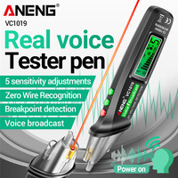 ANENG VC1019 12V-1000V Intelligent Voice Broadcast Tester Pen Electric Wire DetectorInfrared Sensor Positioning Voltage Tester ﻿