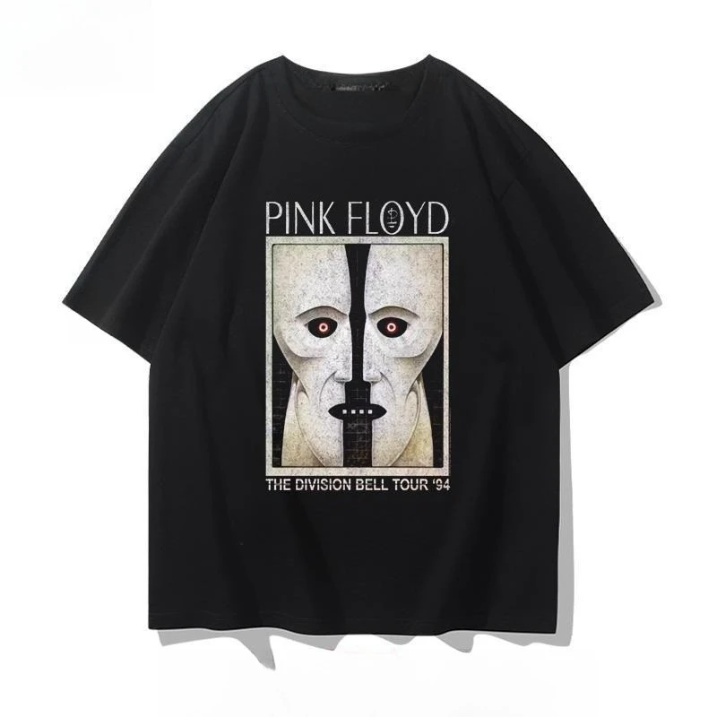 Pink Floyd - British Rock Band Pink Floyd Summer Cotton Short-sleeved Men's and Women's Versatile Casual T-shirt