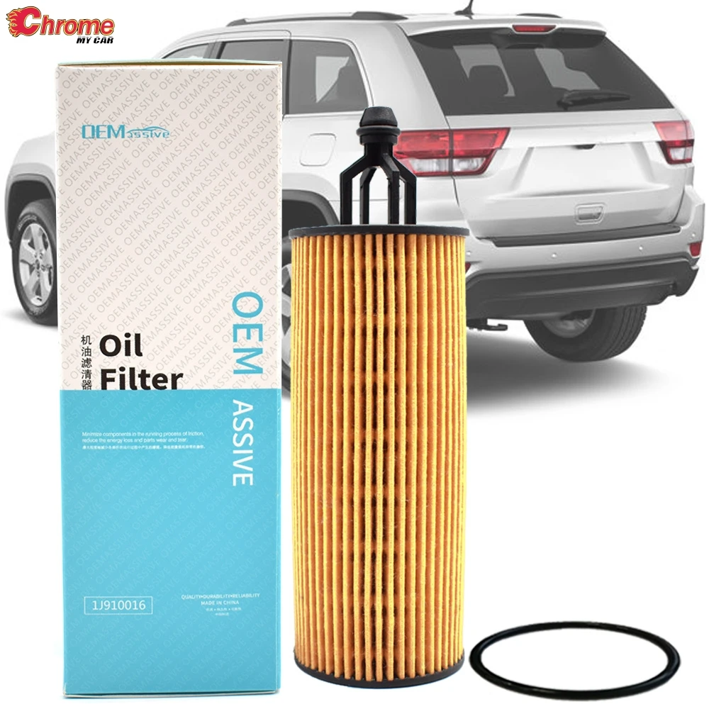 Oil Filter For Jeep Grand Cherokee WK2 2010 2011 2012 2013 2014 2015 2016 2017 2018 2019 / Wrangler 2014-2017 3604CC Engine