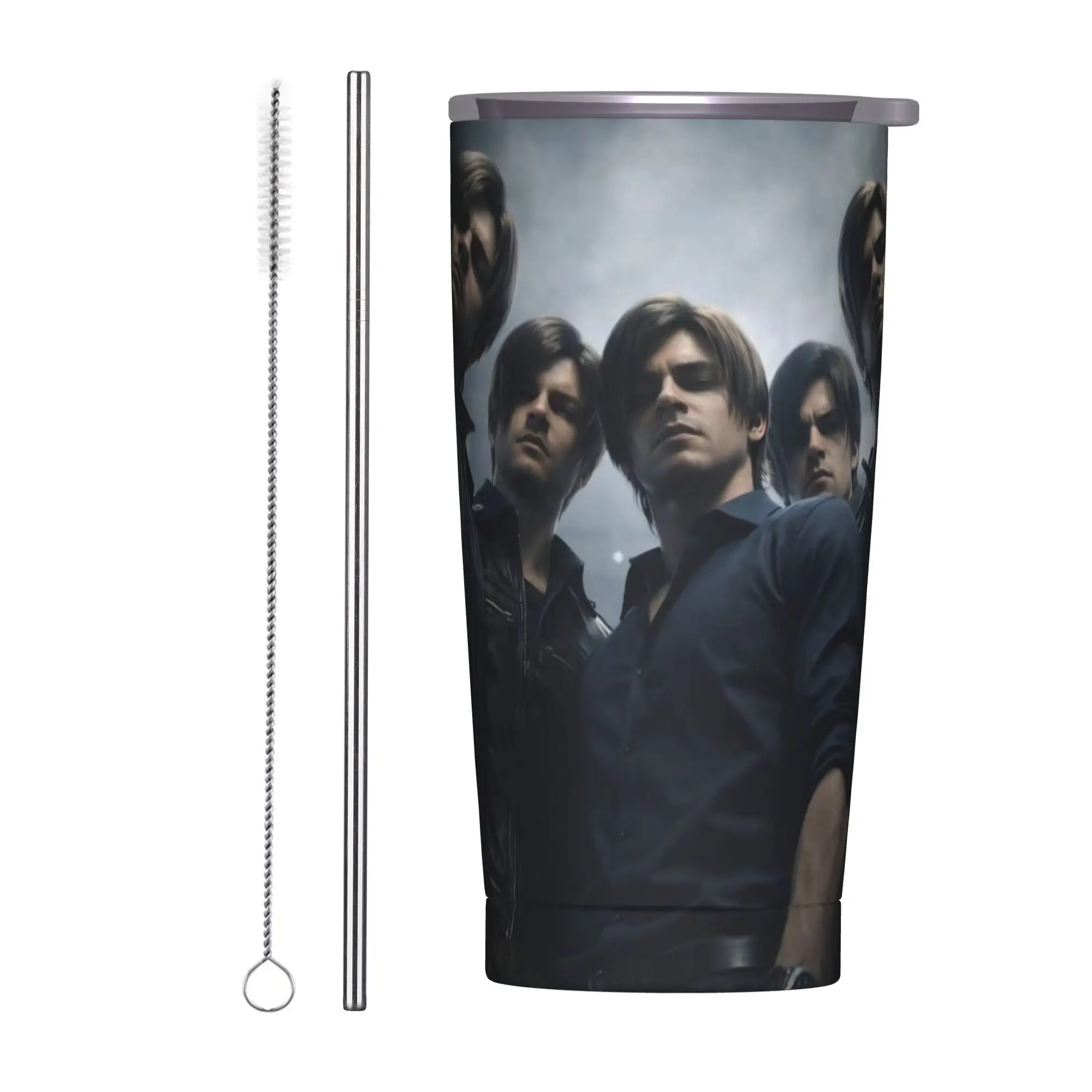 Residents Evils 9  Insulated Tumbler with Lid Games Vacuum Thermal Mug Outdoor Travel Car Bottle Cup 20oz