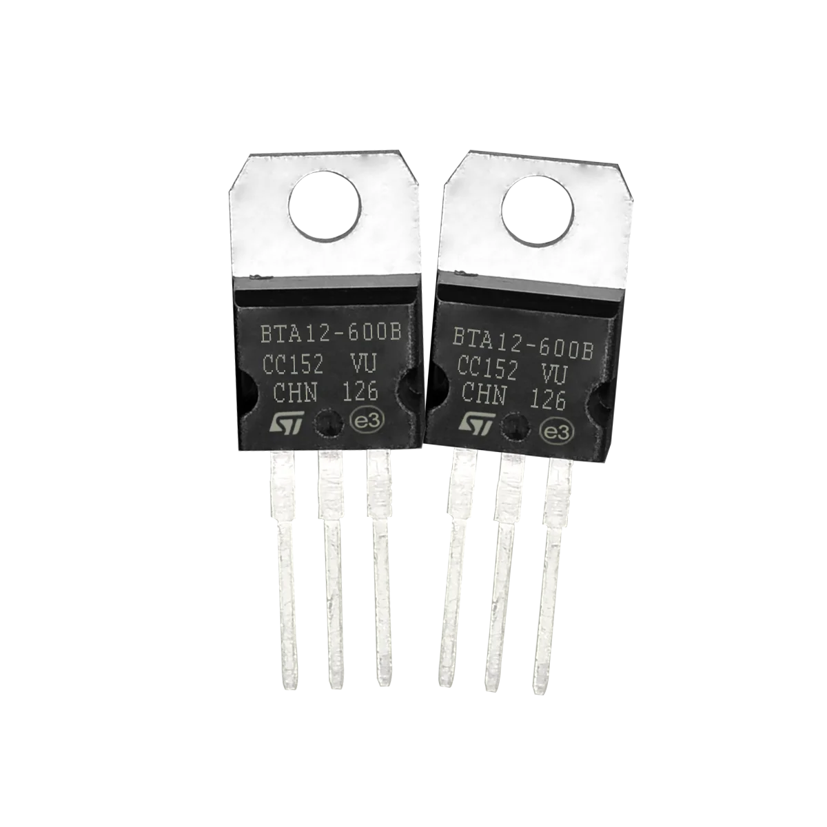 10PCS BTA12-600B 12A 600V 600C고품질 재고 있음