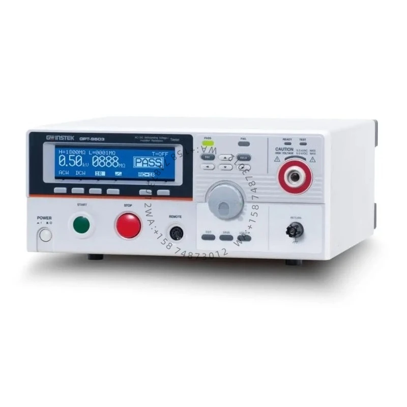 

GPT-9603 AC+DC /GPT-9612 AC Hipot Tester Economical Safety Tester withstanding voltage with INSULATION RESISITANCE tester