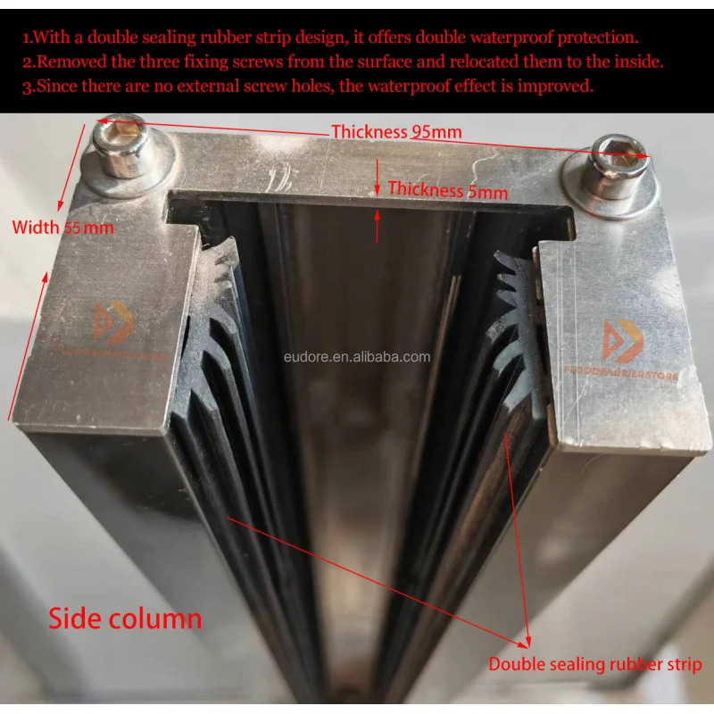 custom.Safe Flood Control Application with Aluminum Flood Prevention Barrier Safety Product