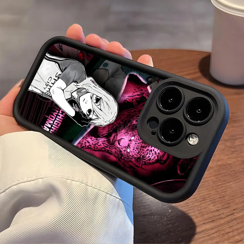 

Чехол для телефона Blue Lock Chigiri Hyoma для iPhone 17, 16, 15, 14, 13, 12, 11 Air Pro Max Plus, утолщенный цветной чехол из ТПУ, красивый смартфон