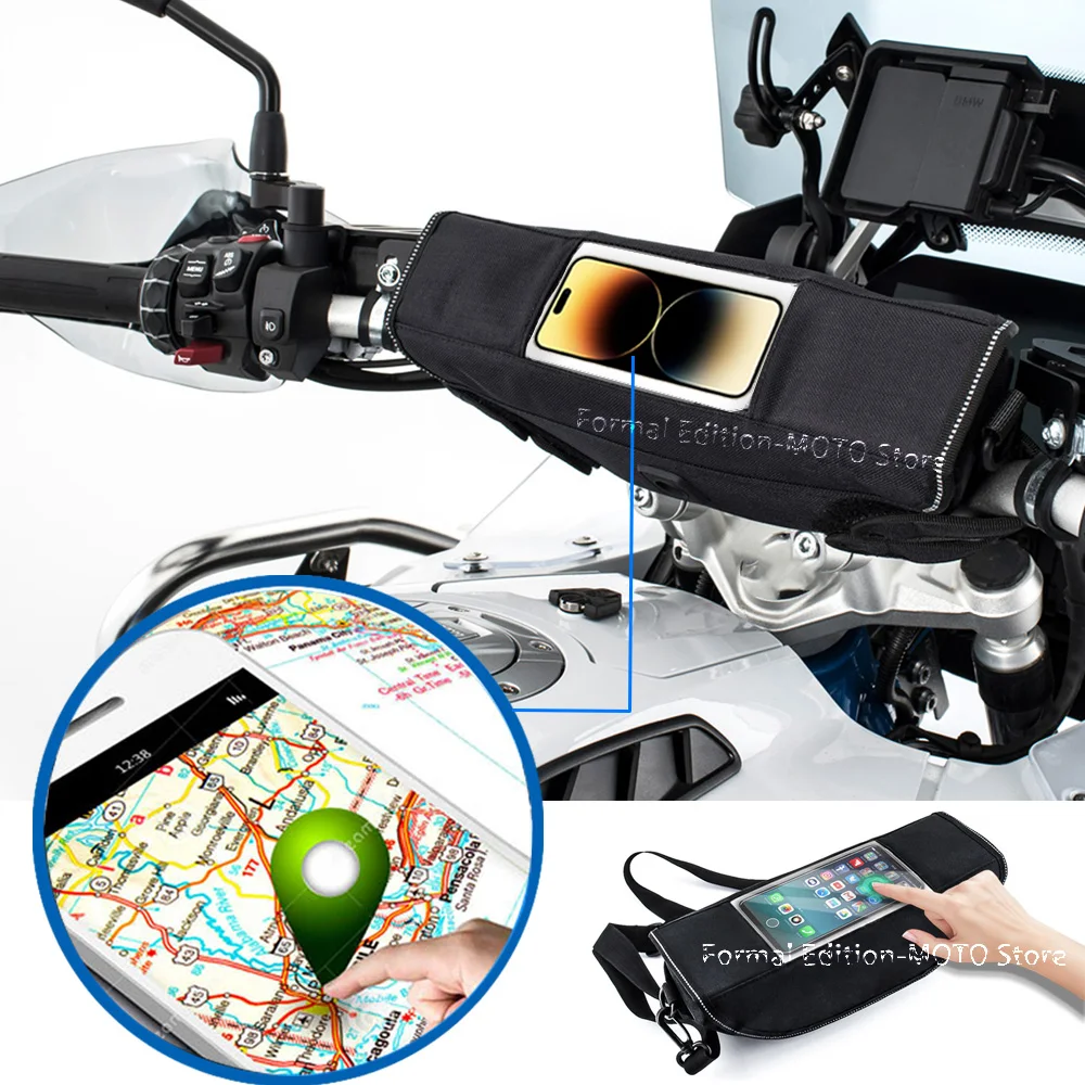 For Honda Varadero XL1000 VFR1200X VFR 1200 X NC700X Bag Modern Waterproof Motorcycle Handlebar Travel Navigation BagS