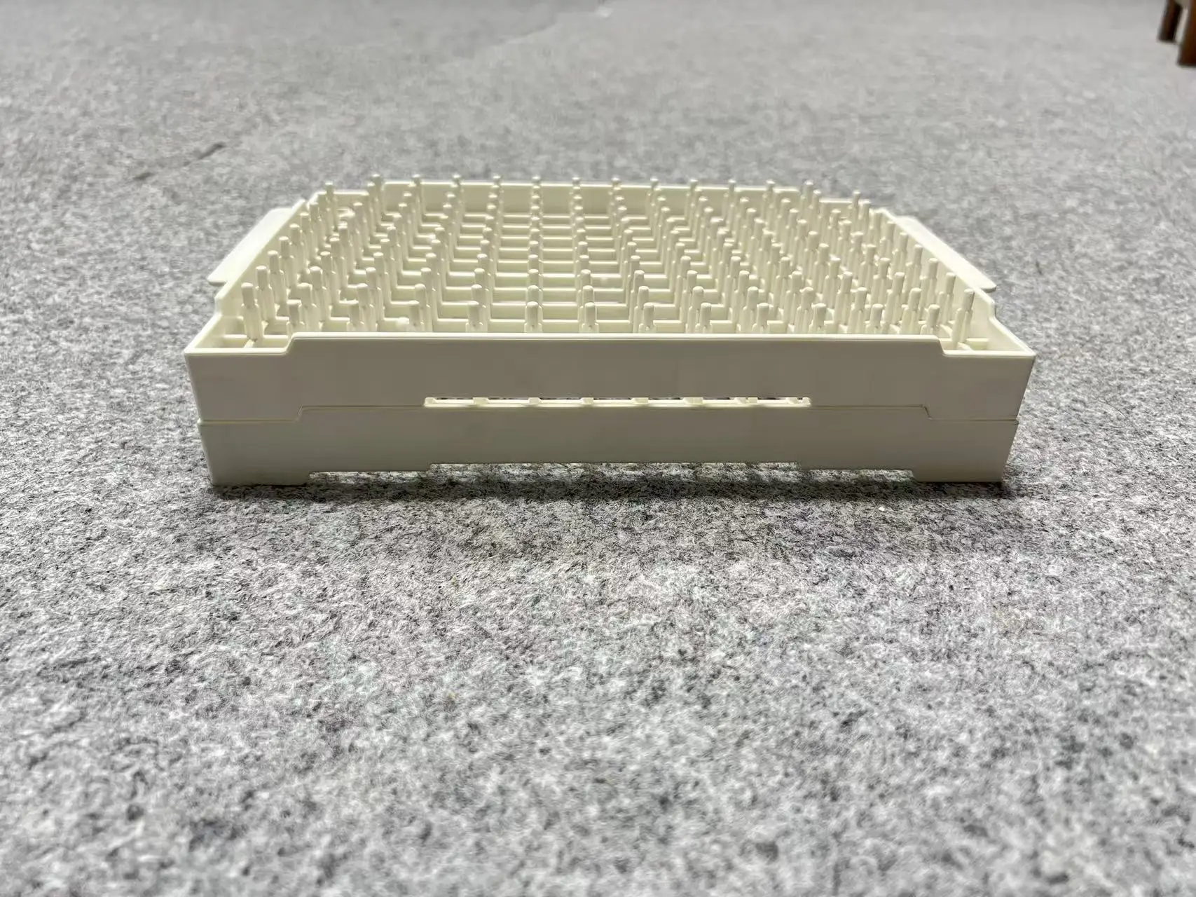 

Высокотемпературные и кислотостойкие пластиковые лотки для чистки/поворотные лотки/лотки для игл для промывки/корзина для ультразвуковой чистки