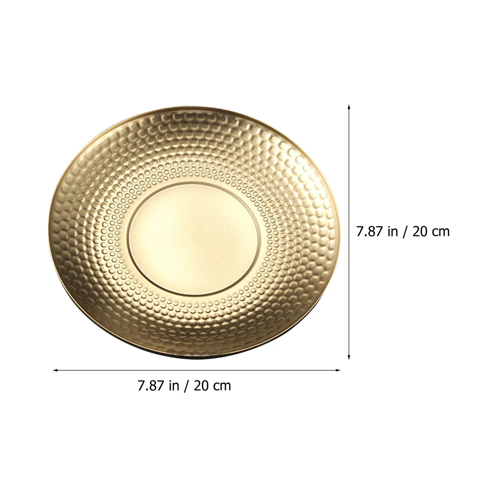 

Stainless Steel Fruit Plate Serving Platter Trays for Dry Snack Plates Platters