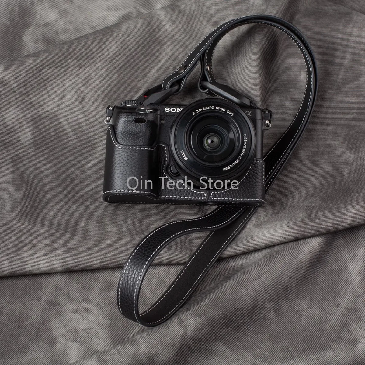 Camera Leather Protective Sleeve Camera Half Case Box Vintage Body Base Cover for Sony NEX-6 NEX7 Bag Photography Accessories