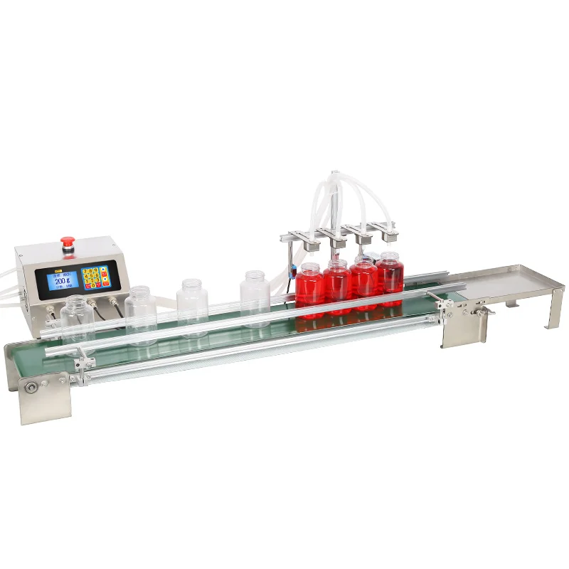 Automatic filling machine assembly line conveyor belt multi-head quantitative liquid dispensing machine