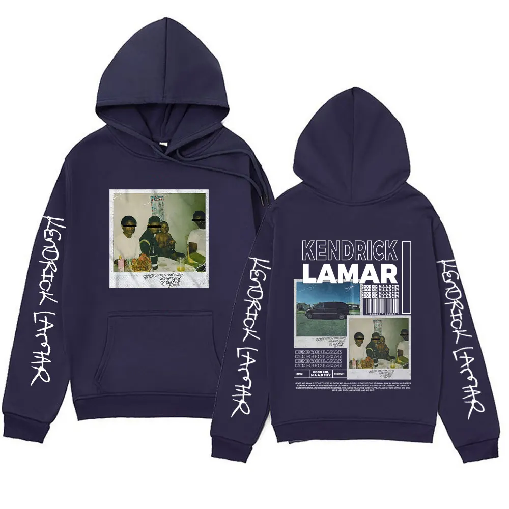 เสื้อสเวตเตอร์มีฮู้ดสไตล์ฮิปฮอปเสื้อฮู้ดชายหญิงเด็กดี Kendrick Lamp เสื้อสเวตเชิ้ตแฟชั่นขนาดใหญ่แนวสตรีท