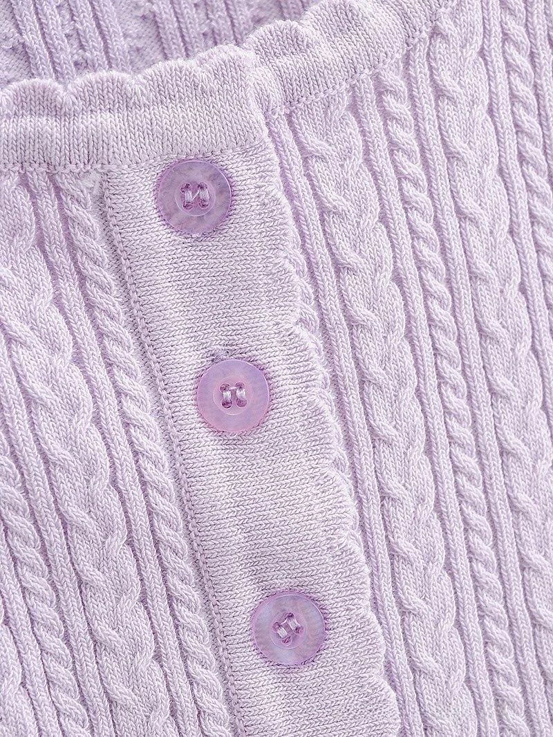 

American Retro Square Collar Lace Trim Slim Fit Hollow High Waist ort Sle Hong Kong Flavor Twisted U Collar Knitted Long ...