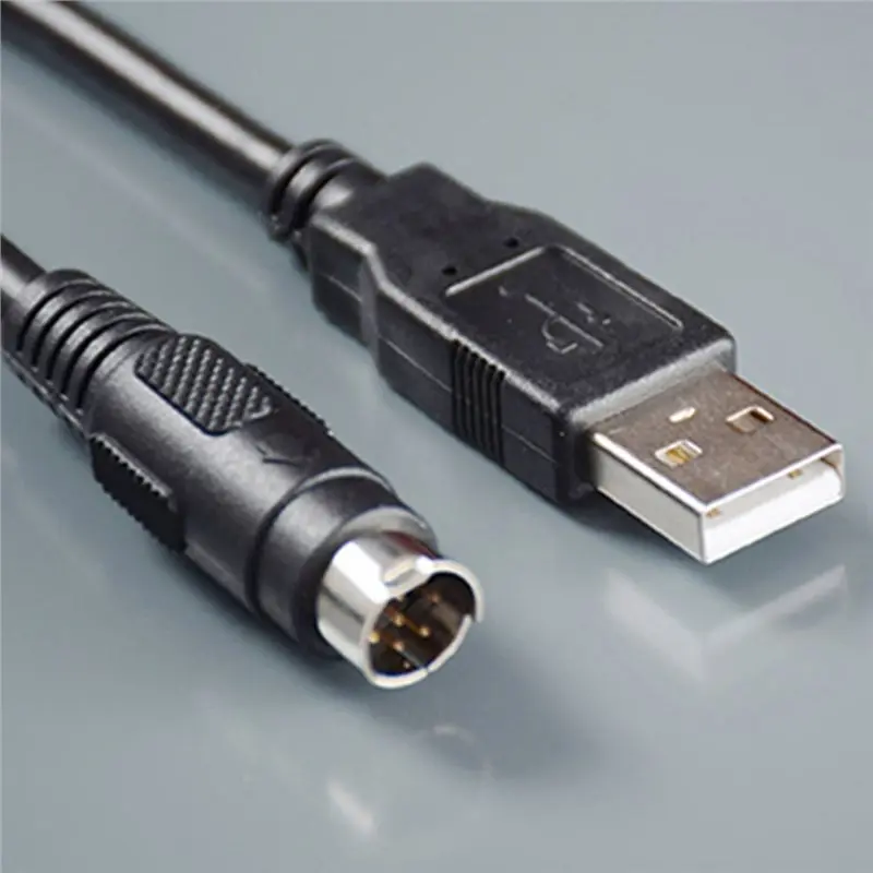 Reliable-USB-1761-CBL-PM02 PLC Programming Cable USB To 8-Pin Adapter For Allen Bradley Micrologix 1000 1200 1400 1500 Series,US