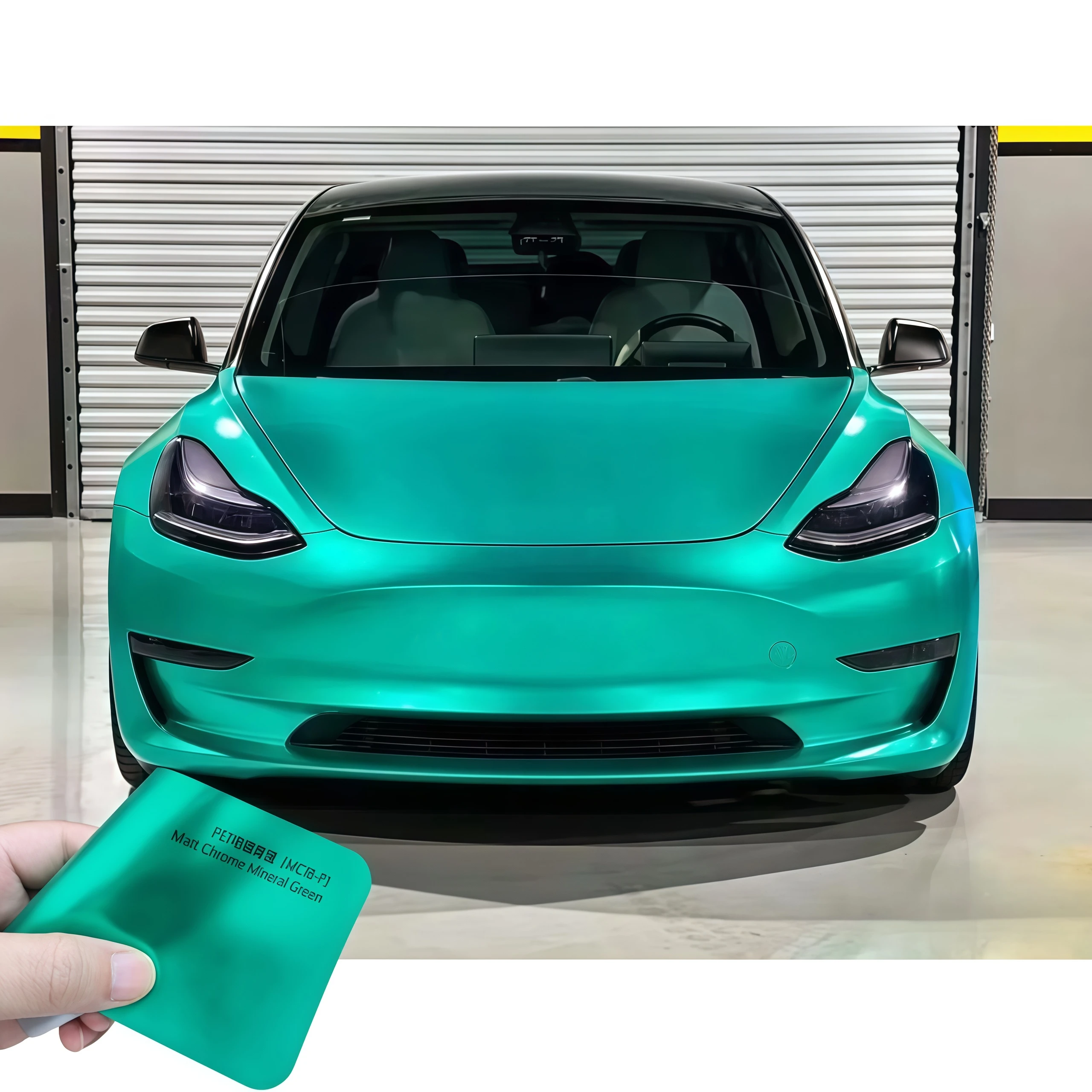 

3M PET Color Change Film Matt Chrome Mineral Green Colored Wrap Films Air Release Ppf Car Stickers Protective Wrap Vinyl