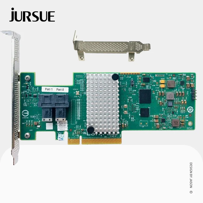 LSI 9302-8i RAID Controller Card 12Gbps SAS HBA IT Mode PCIe Expander Card For ZFS FreeNAS unRAID + 2* SFF8643 To SATA Cable