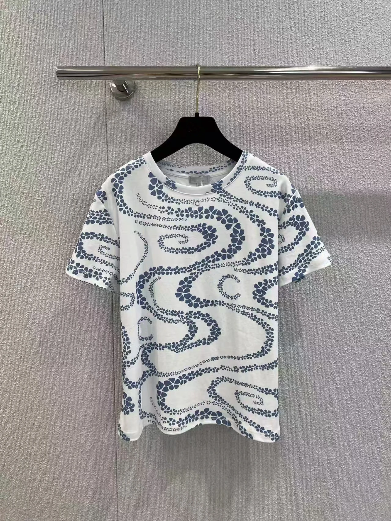 

2025 Summer New Arrival Casual Fashionable Unisex Round Neck Printed Slim Fit Short Sleeve T-Shirt Top/Base Layer