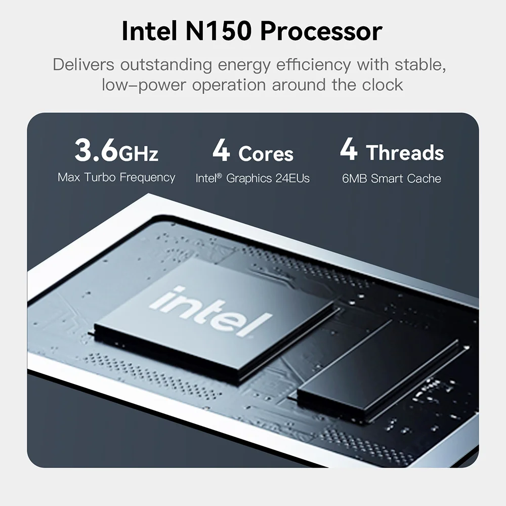 Beelink ME Mini/ Pro NAS Home Storage Intel Twin Lake N150 N95 LPDDR5 4800MHz Windows 11 SSD WiFi6 2.5Lan Mini PC Desk Computer