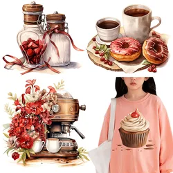 Valentine's Day Perfect Coffee Encounter Theme Iron on transfer for clothing dtf transfers ready to press Heat Transfer Printing