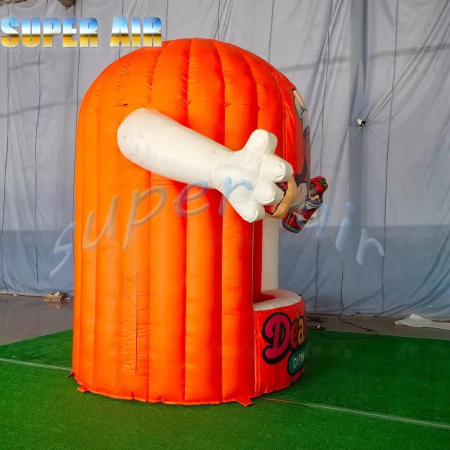 Barraca inflável de sobremesa para publicidade externa de alta qualidade por atacado com ventilador para vendas de acampamento ou promoção de estacionamento