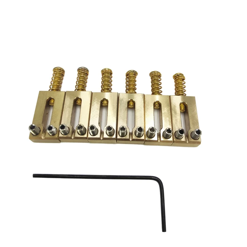 Седла для моста для электрогитары, латунь, 10,5 мм, детали тремоло, седло для моста для электрогитары, детали гитары