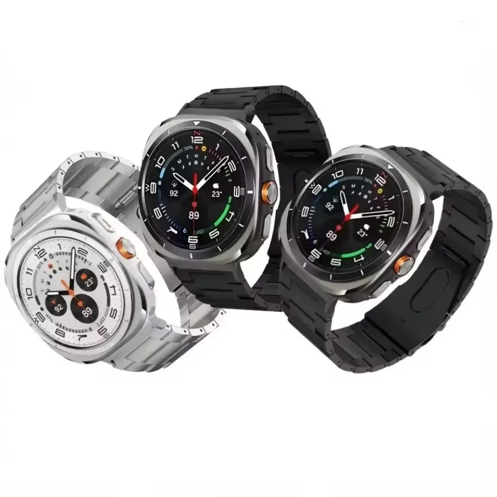 삼성 갤럭시 워치 7 울트라 47mm용 티타늄 메탈 스트랩, 삼성 갤럭시 워치 8 울트라 47mm용 편안한 팔찌 손목 밴드