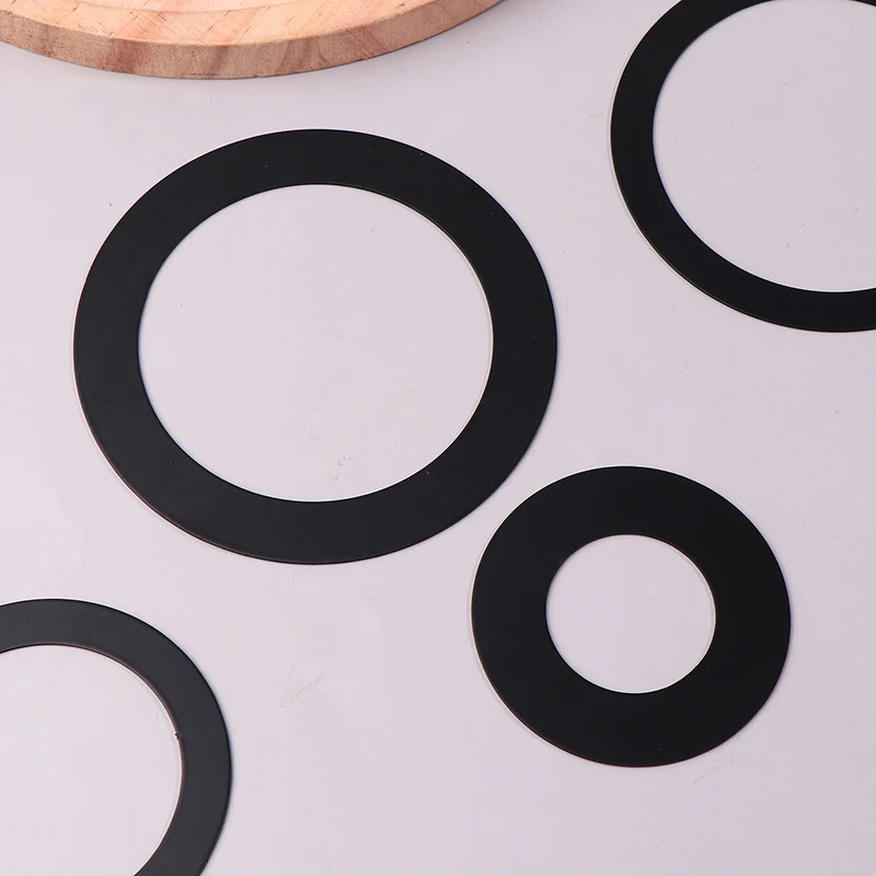 Black LED Spotlight Downlight O Rings Lampshade Ring Adapter Concealed Spacers Shims Washers Light Stand Extension Gaskets