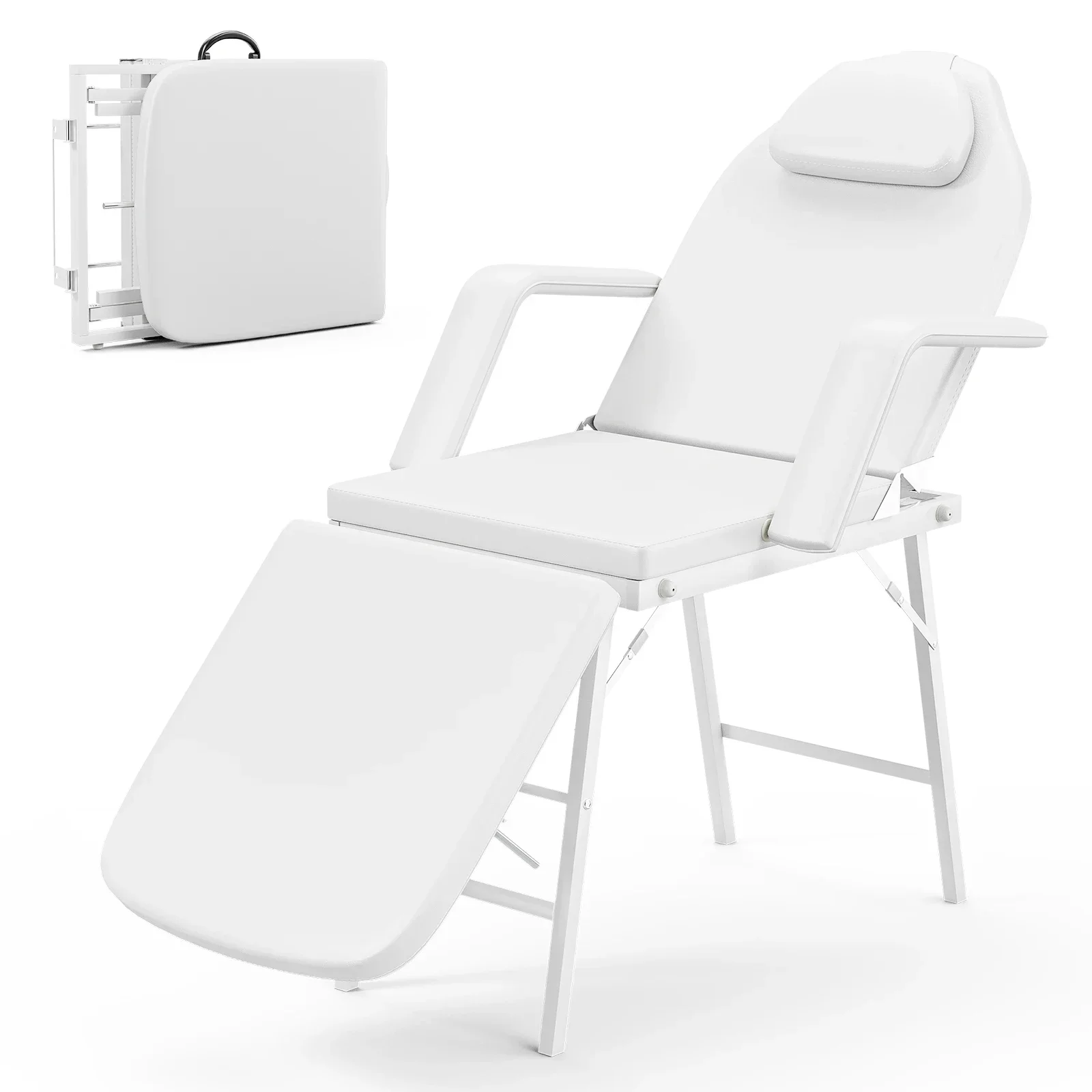 

Two Colors Massage Table Beauty SPA Tattoo Bed Facial Chair Foldable Portable for Spa Lash