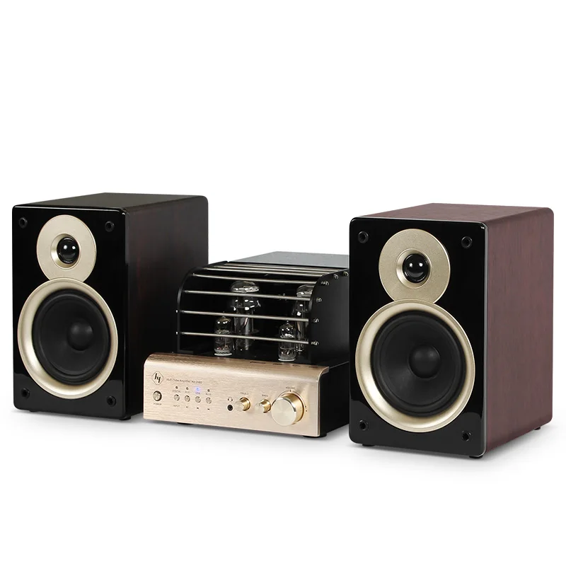 2.0 hi fi vacuum tube amplifier + passive speakers with wireless, USB,AUX function