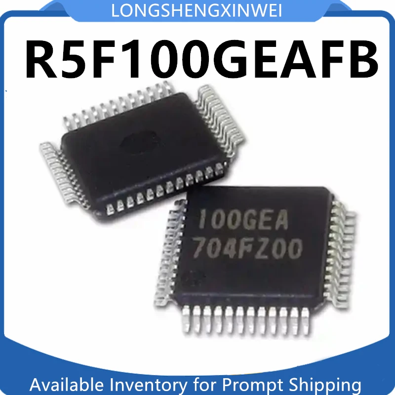 1PCS R5F100GEAFB R5F100 100GEA QFP48 Master IC 32MHz 512KB Flash Memory Microcontroller Chip