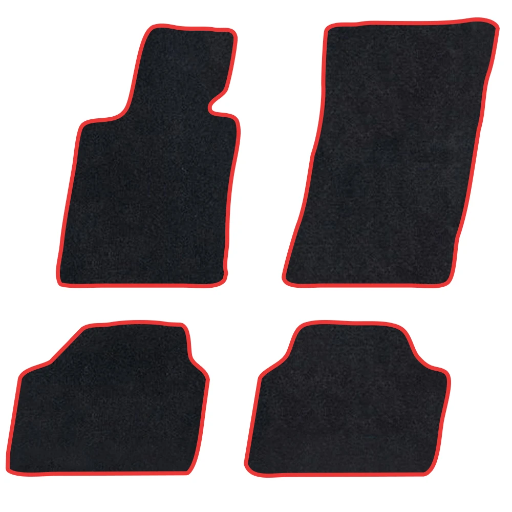 

4PCS Car Floor Mats For Bmw 3 Series 2004-2010 E90 E91 E92 4doors Touring couple interior Special Car Mats Full Set