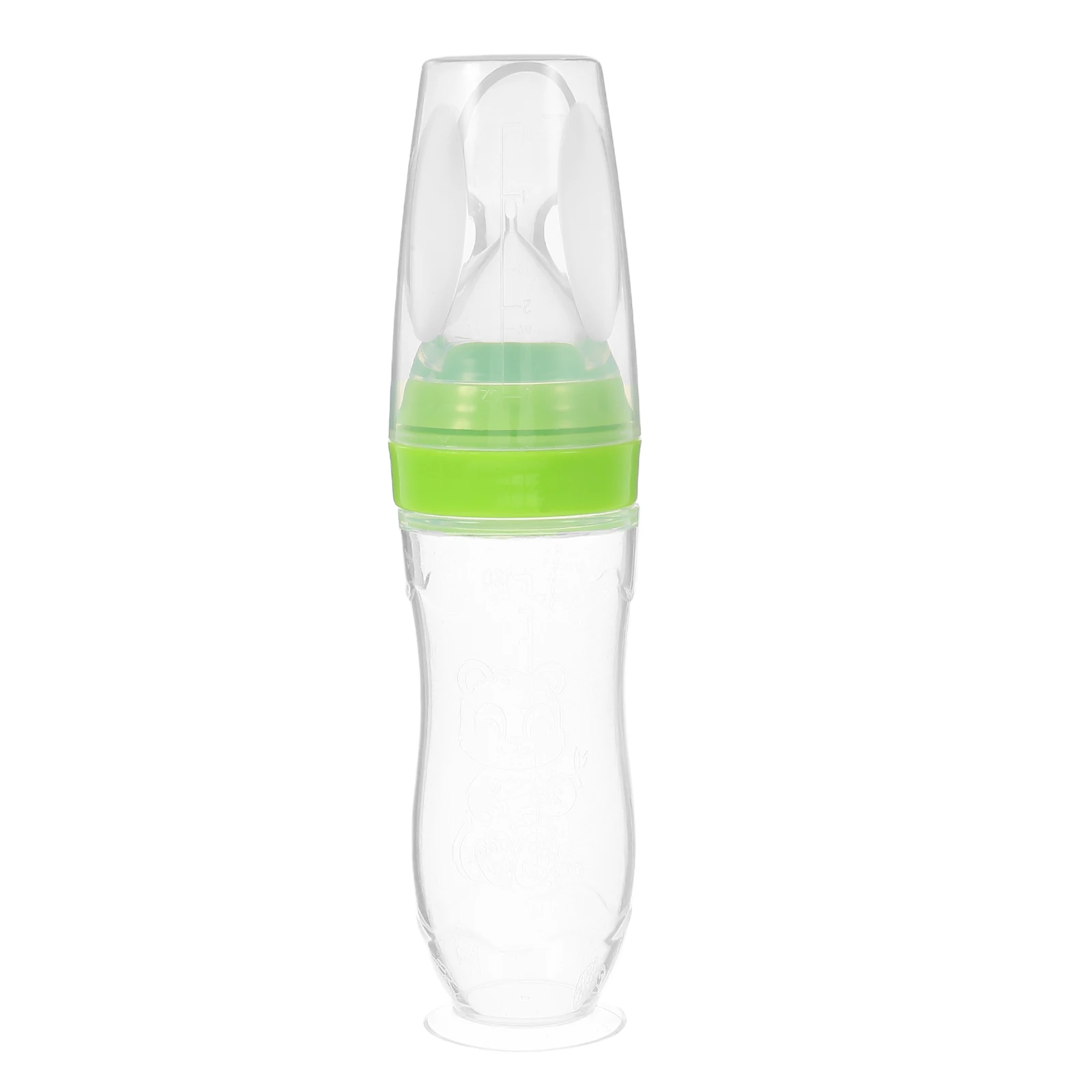 

120Ml Squeezing Feeding Silicone Puree Safe Infant Rice Paste Bottle Green Durable Food Feeder For Easy Feeding Feeder