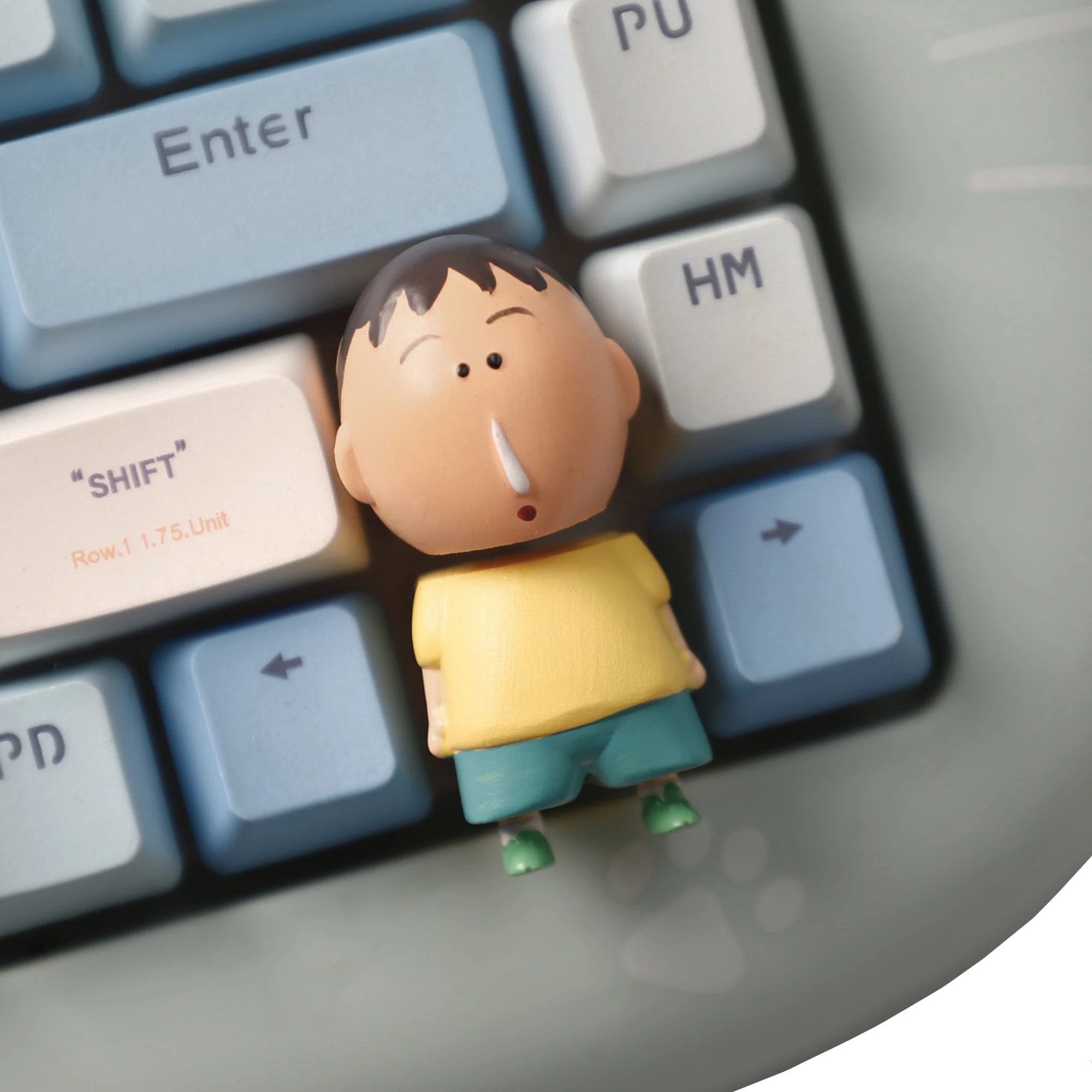 

YMDK Cute Resin Cartoon Animation Creative Personalized Keycaps Three-dimensional Decorate Key Caps for MX Mechanical Keyboard