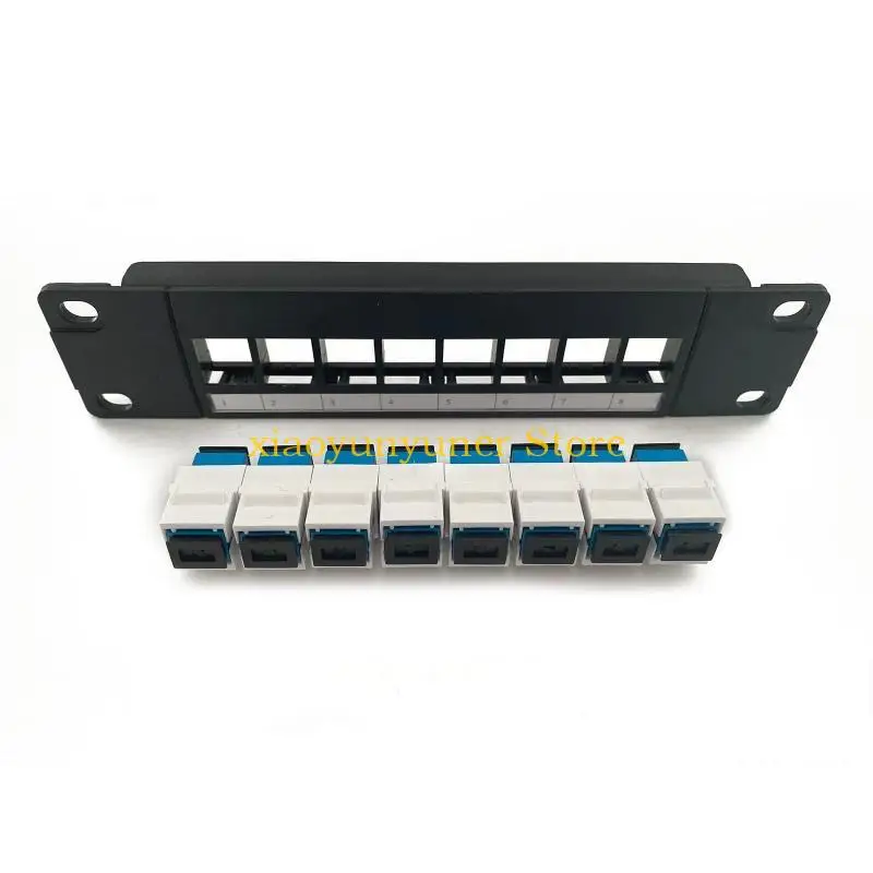 

P9JB Ethernet Патч-панель Оптический 8-портовый модуль RJ45 для настенного монтажа в стойку Keystone Module