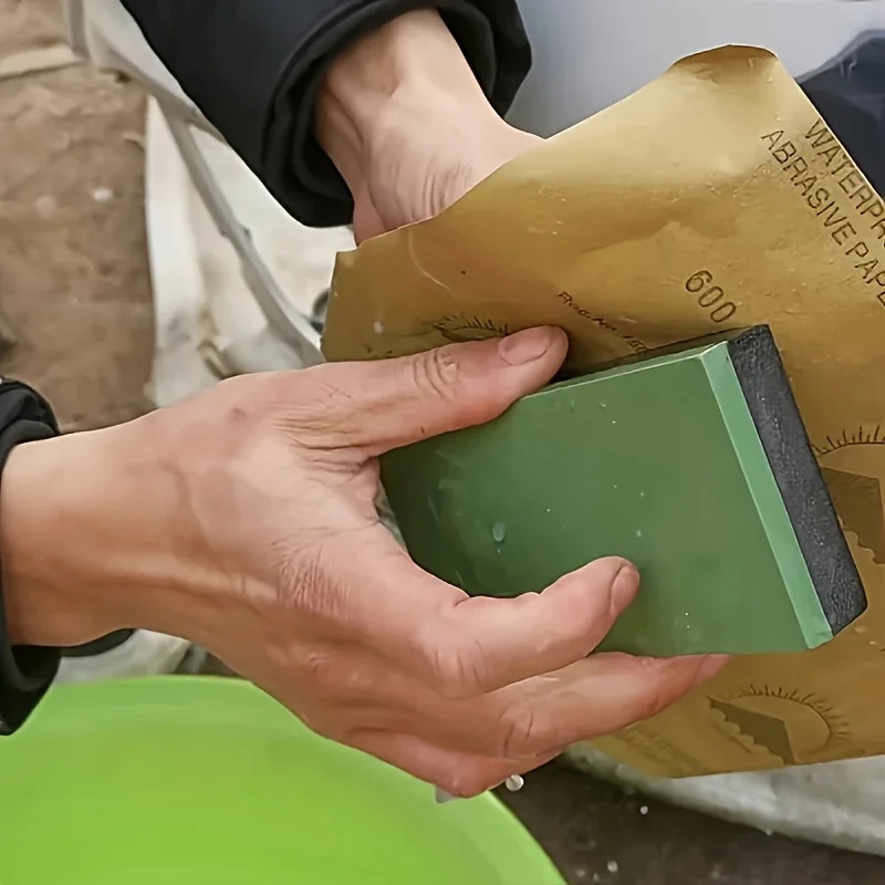 เครื่องขัดกระดาษทรายแบบมือถือ ที่ยึดกระดาษทราย สำหรับขัดผนัง งานไม้ เครื่องมือขัดเงา แผ่นขัด โครงพิเศษ ฟองน้ำซีล