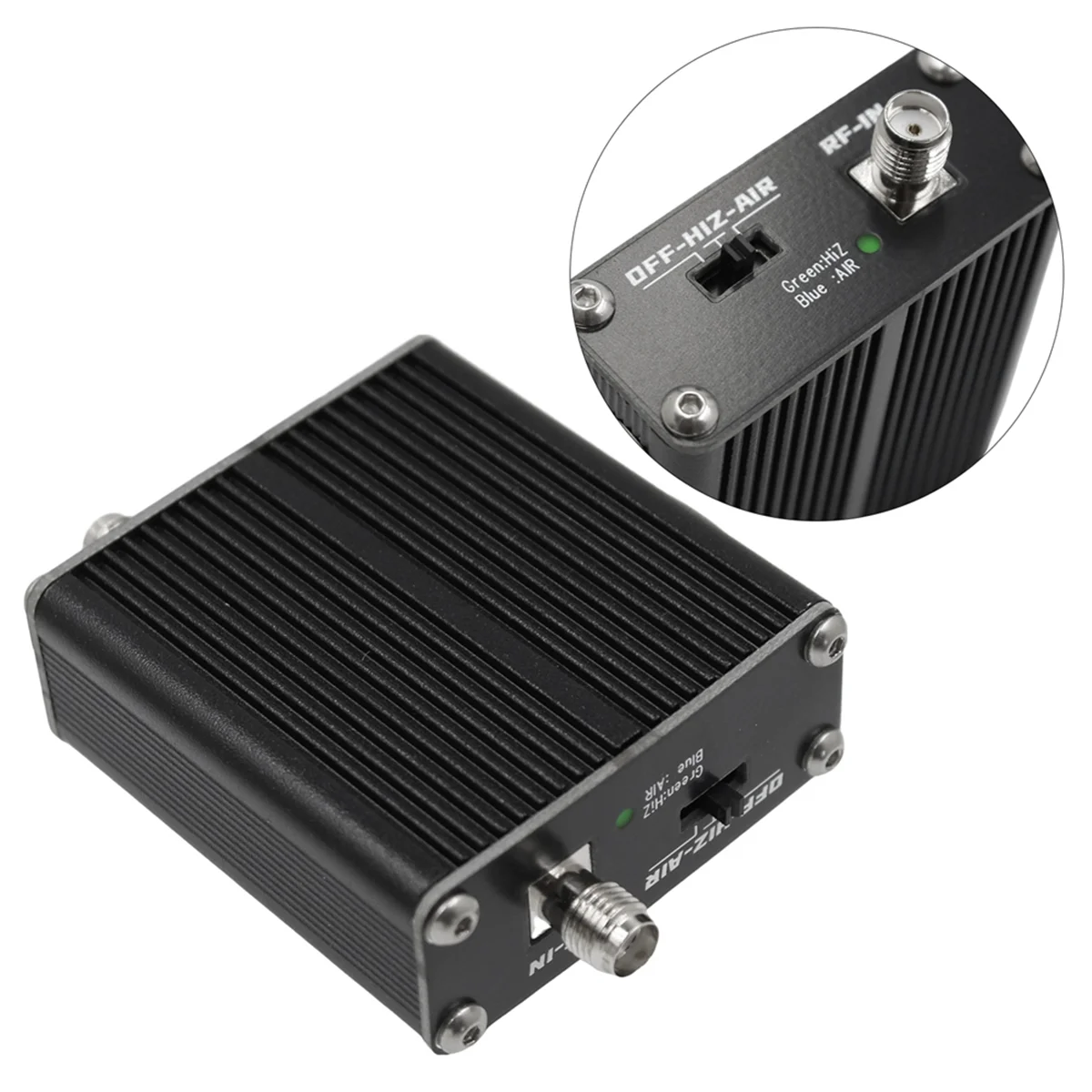 2-In-1 Air Frequency Converter Aviation Band Frequency Conversion to Short Wave Converter High Impedance Amplifier 100M