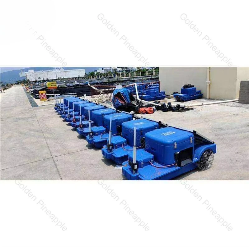 Alimentador de peixes e camarão nova máquina de aquicultura aerador ajustável 12v movido a energia solar automático