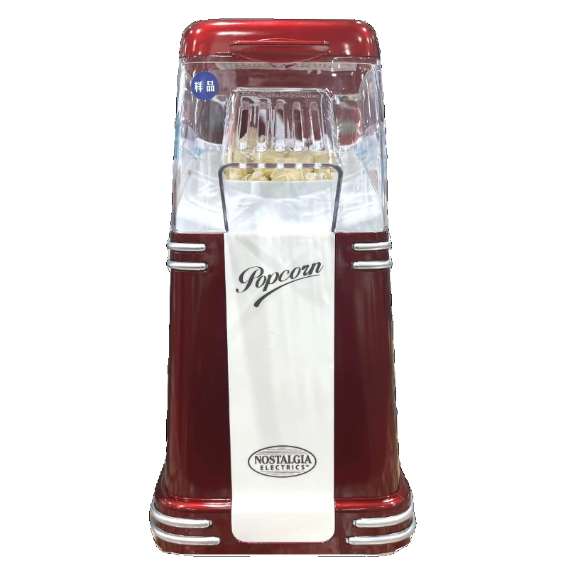 Mini home popcorn maker can be made without sugar oil