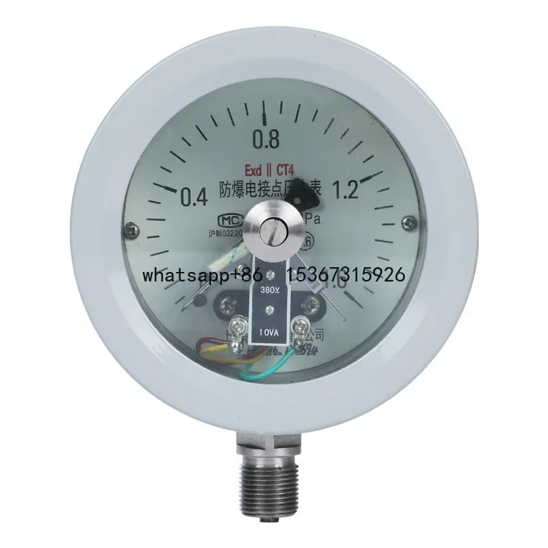 Explosion proof electric contact pressure gauge  hydraulic gas vacuum pressure gauge